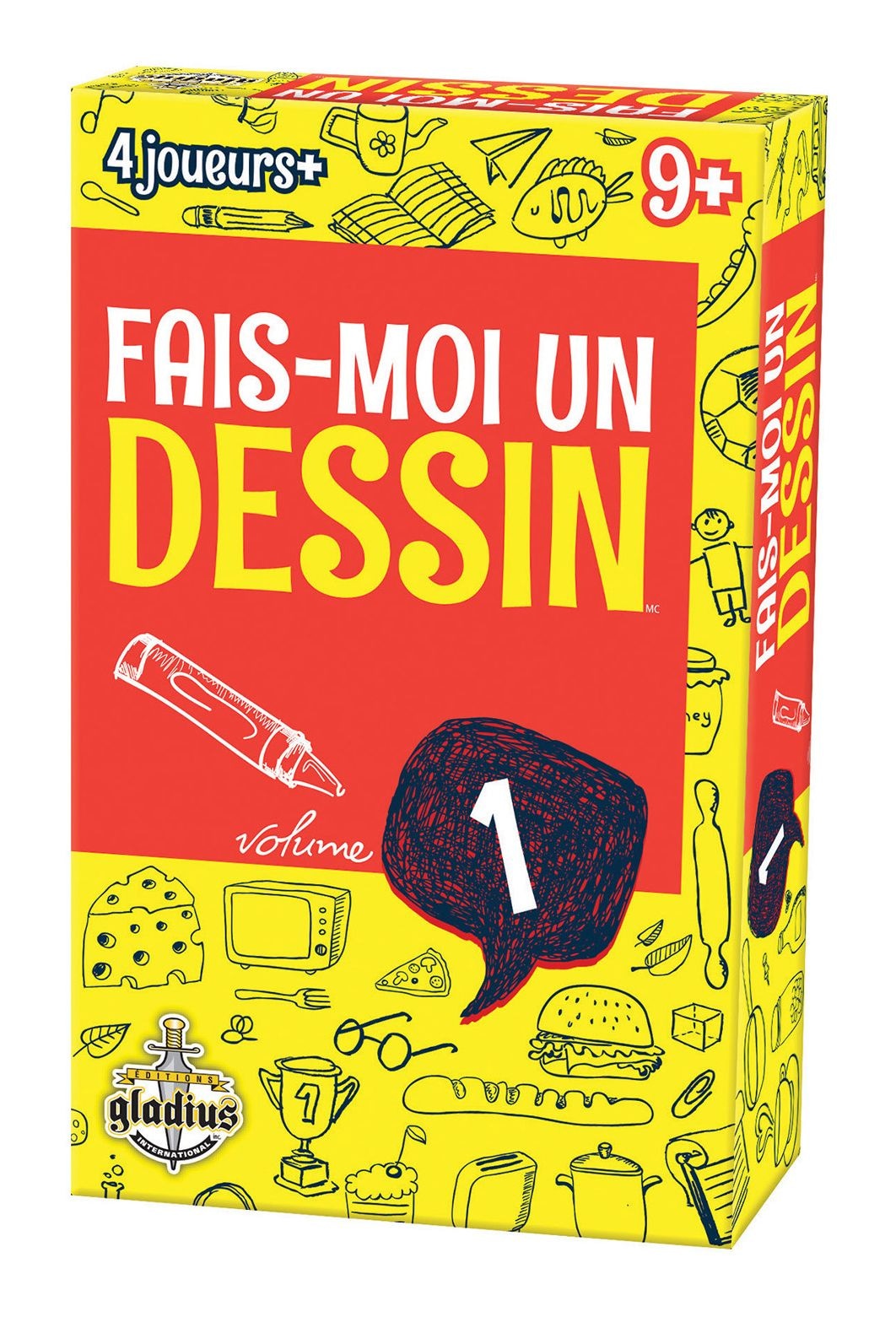 Editions Gladius Fais-moi un dessin vol. 1, French Edition, Ages 3 -5 yrs