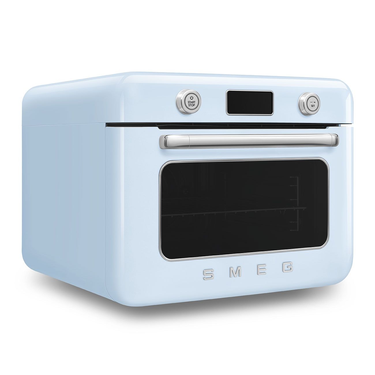 SMEG Combi Multifunction Steam Oven with Airfry, Pastel Blue