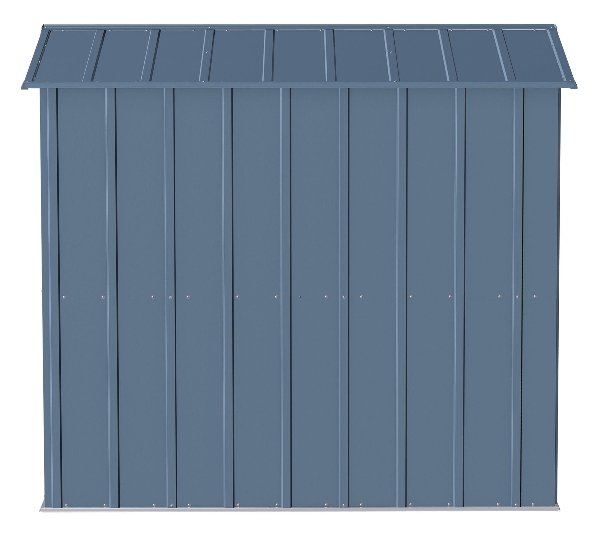 Arrow Classic Galvanized Steel Storage Shed, Blue Grey, 6-ft x 7-ft