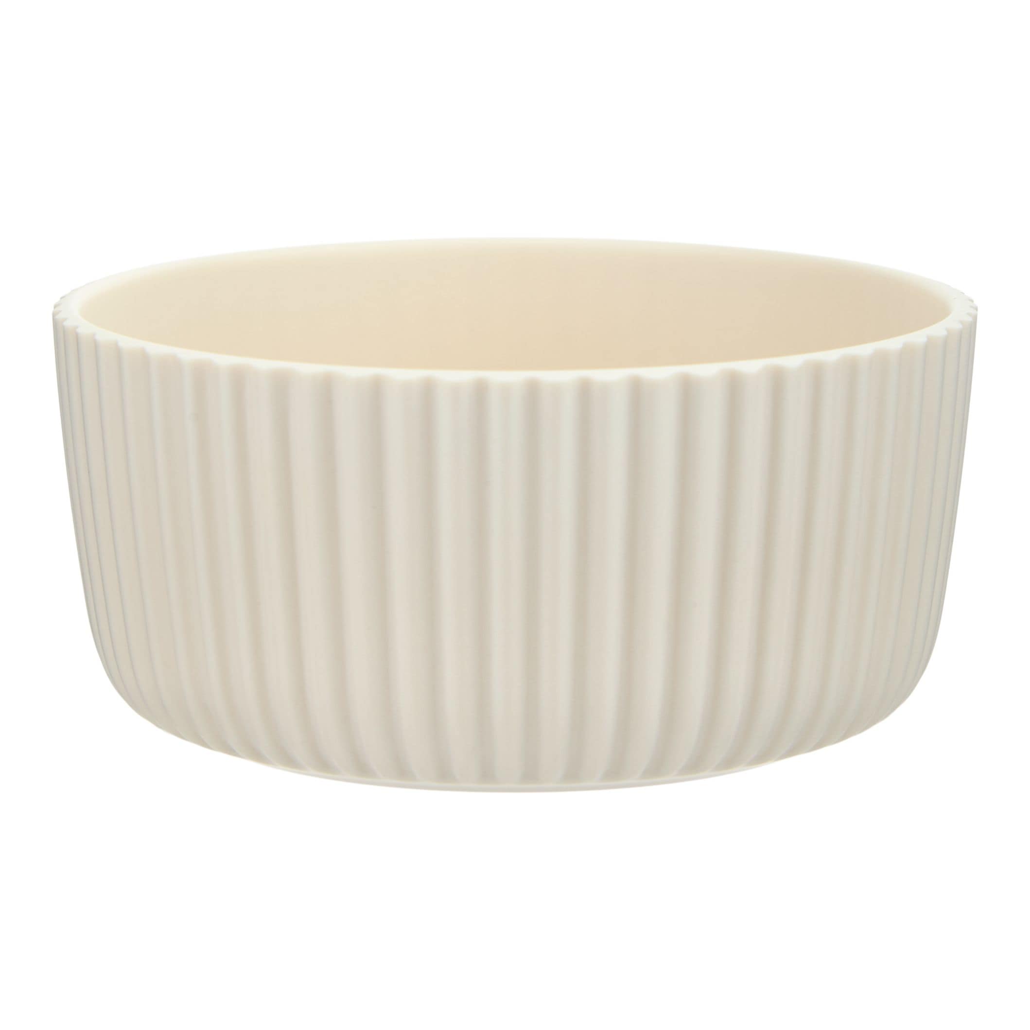 CANVAS Small Ribbed Bowls for Outdoor Dining, 3-pk