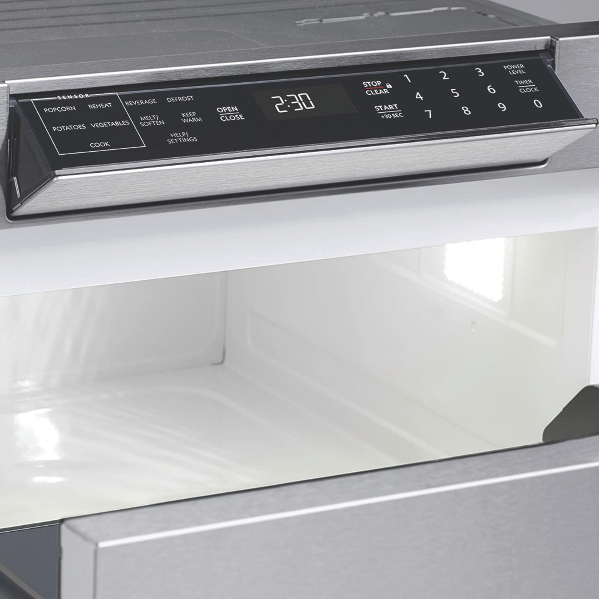 Sharp Built-In Microwave Drawer Oven with Hidden Controls, 24-in
