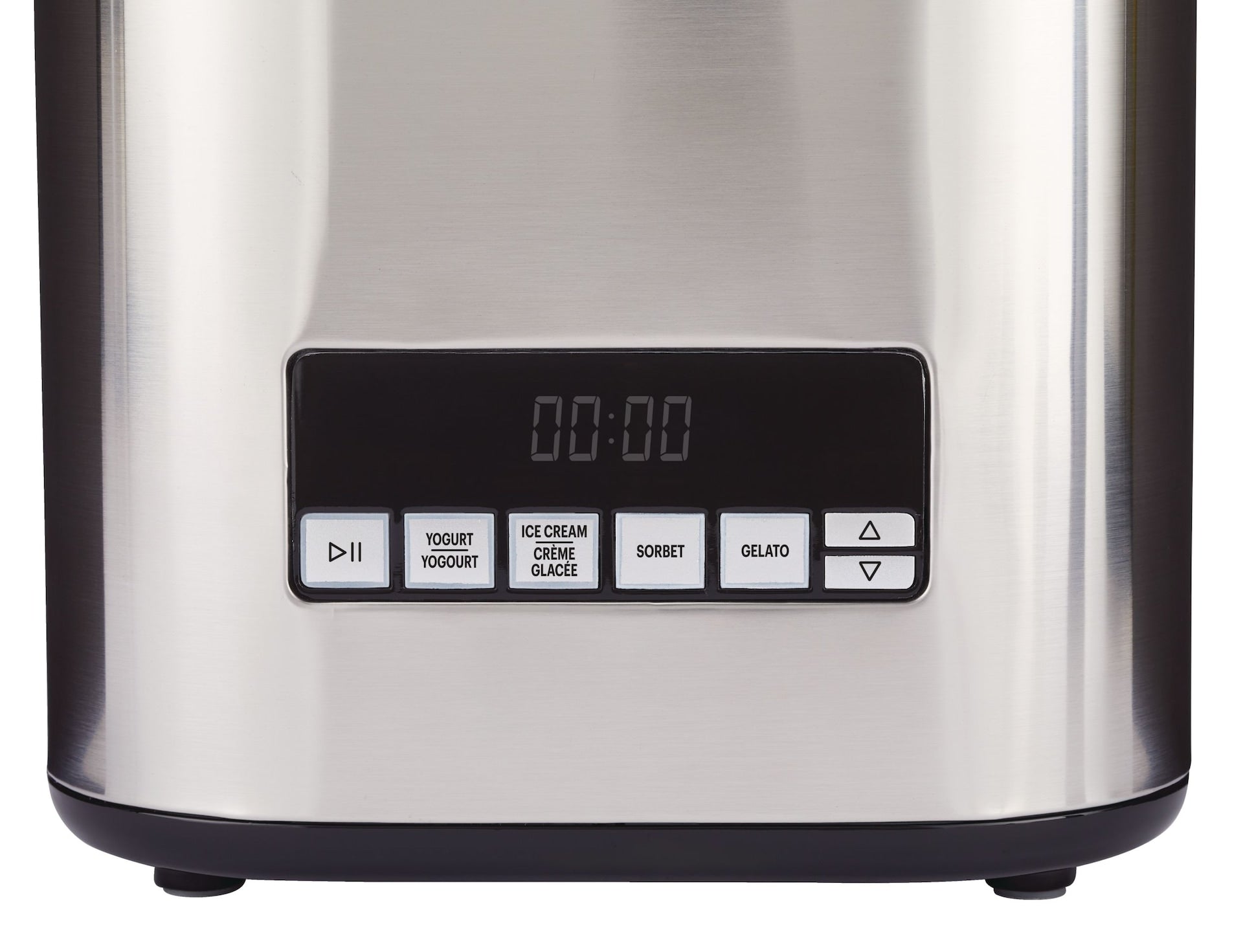 Vida by PADERNO Digital Ice Cream Maker, 4-in-1 Ice Cream & Frozen Treat Maker, Stainless Steel, 1.9-L