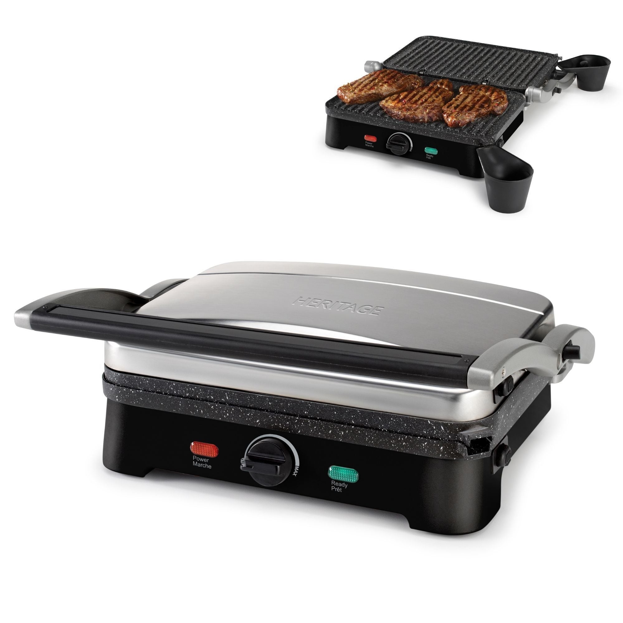 Heritage: The Rock 1500W Large Non-Stick Panini Grill