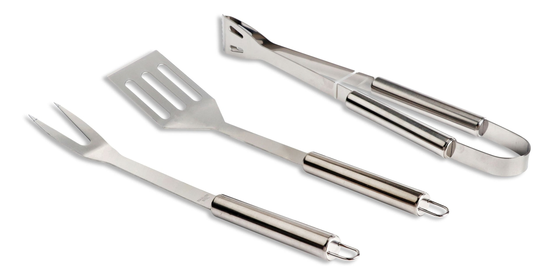 MASTER Chef Stainless Steel Outdoor BBQ Grill Accessories Tools Set, 3-pc
