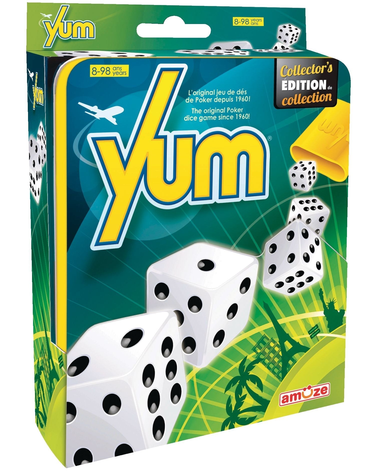 Editions Gladius Yum Classic Collector's Edition Poker Dice Game Set, Ages 8+