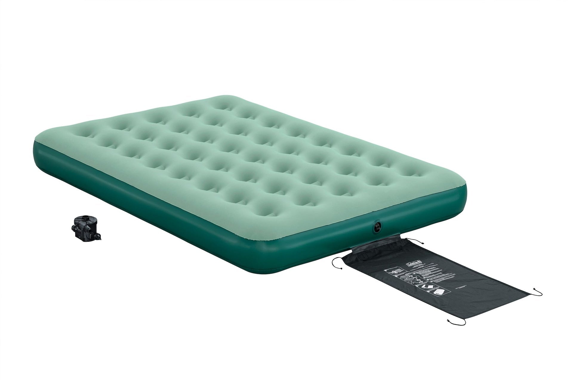 Coleman QuickBed Single-High Airbed, Air Mattress with Pump, Double