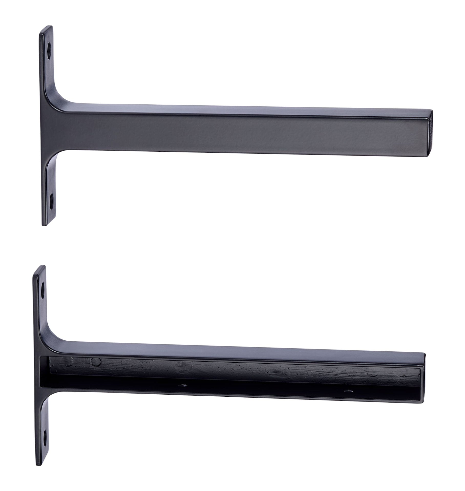 Type A Indoor Edge Bracket for 12-in Shelf Board, 2-pk