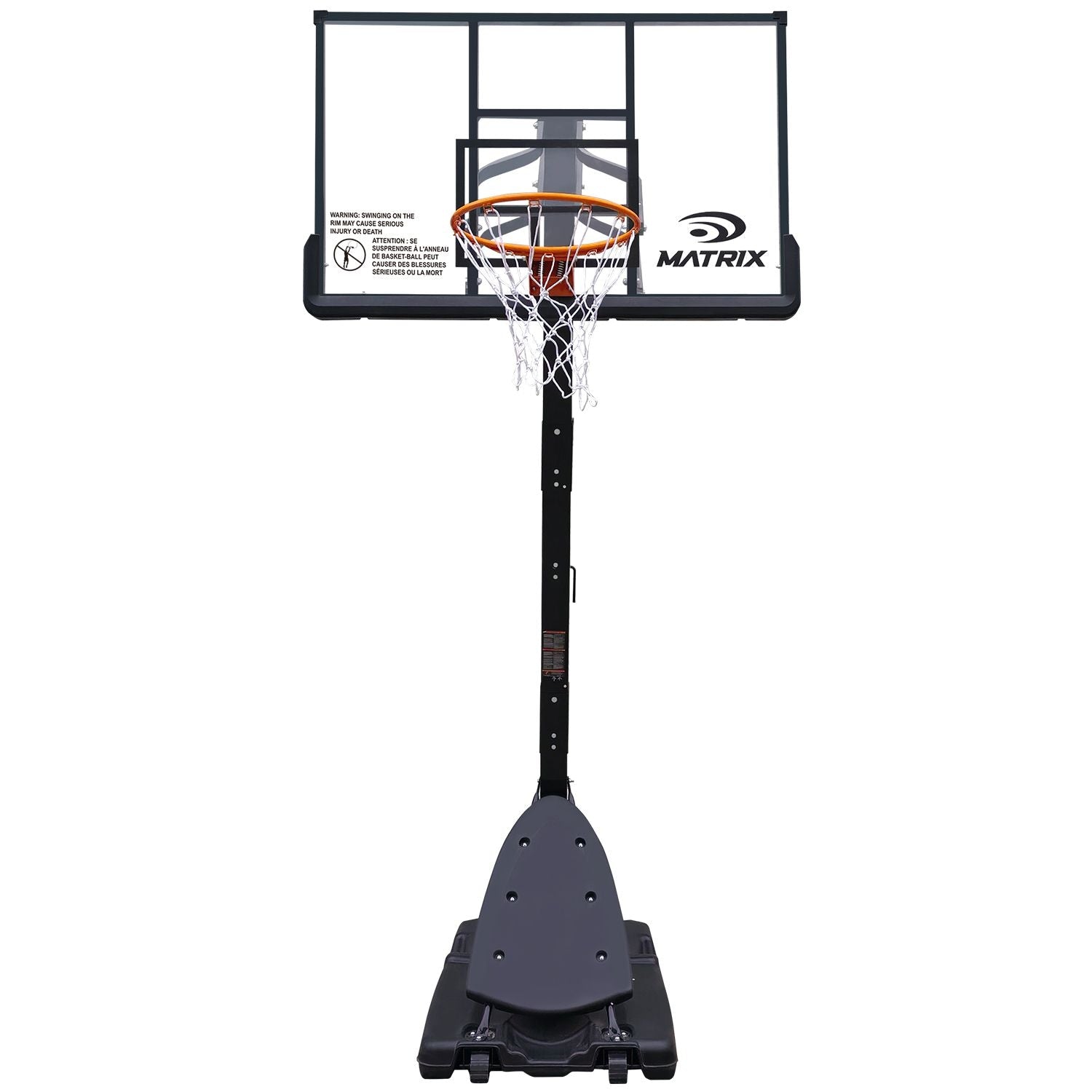 MATRIX Portable Adjustable Basketball System, 54-in