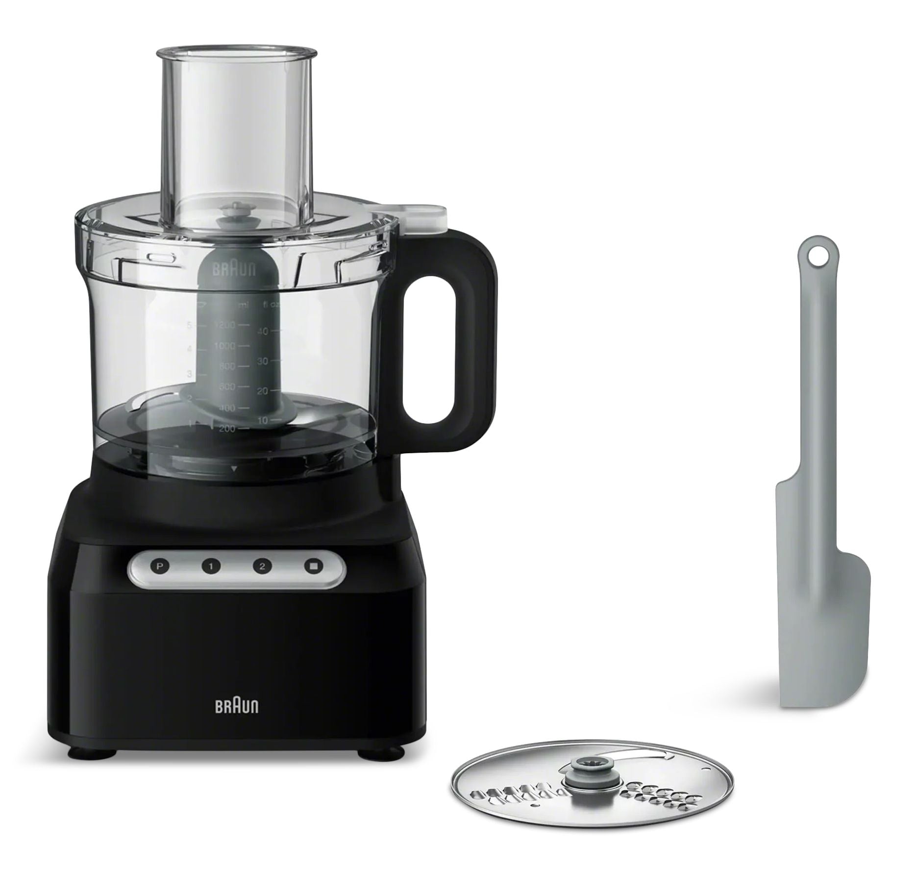 Braun 8-Cup (1.9 L) Food Processor, 550W Motor, Black