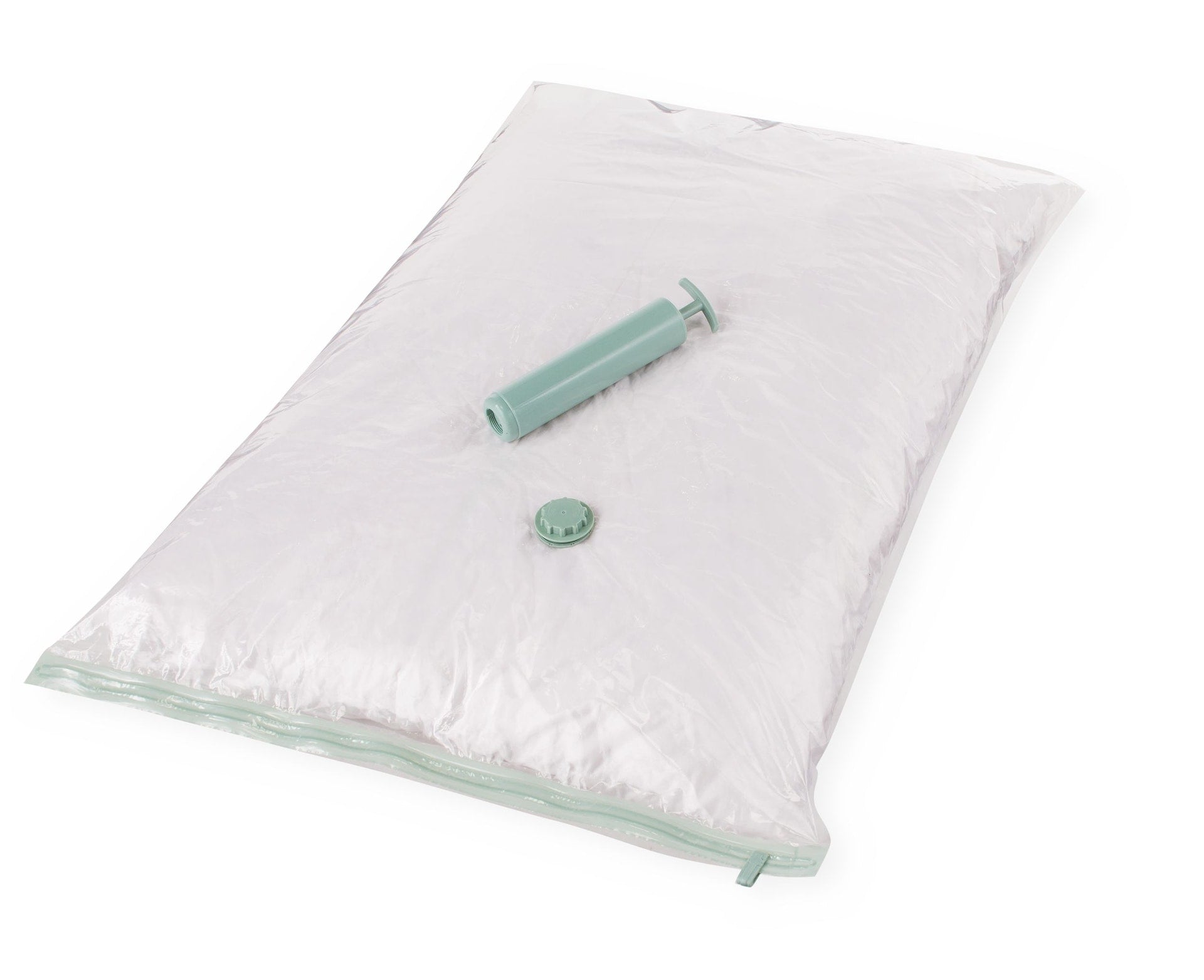 type A Reusable Vacuum Seal Storage Bag Set with Pump, Jumbo, 10-pk