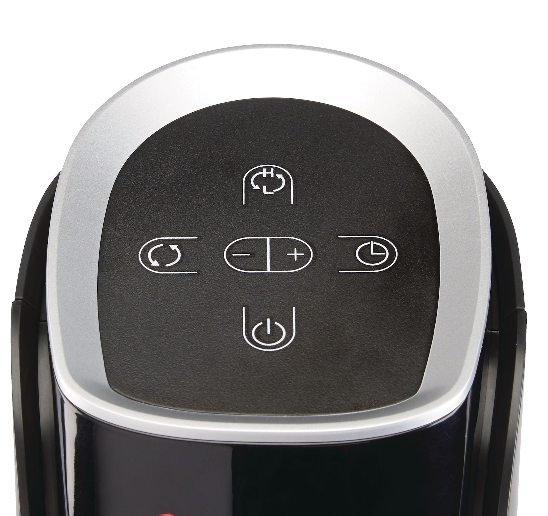 NOMA Oscillating Tower Ceramic Heater withRemote Control & Thermostat, 1500W, Black, 30-in