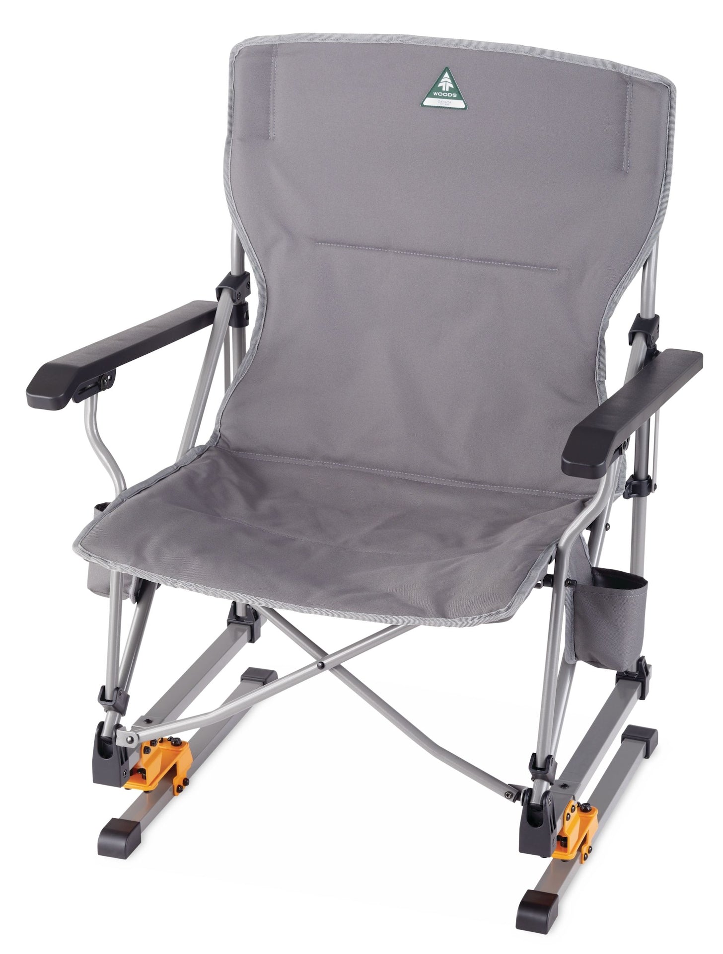 Woods Bonavista Folding Camp Rocker Chair, Grey