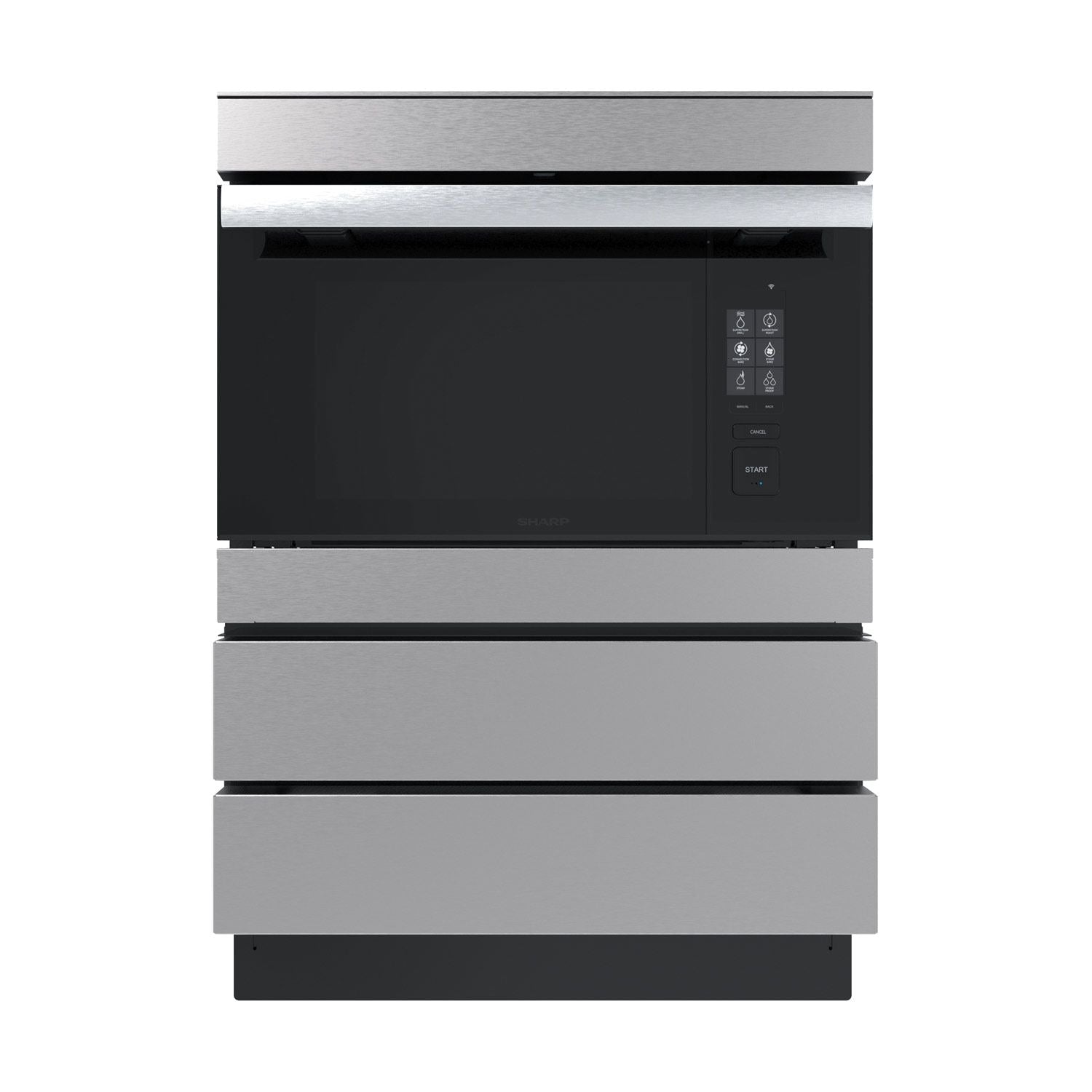 Sharp Under the Counter Microwave Drawer and Oven Pedestal, 24-in