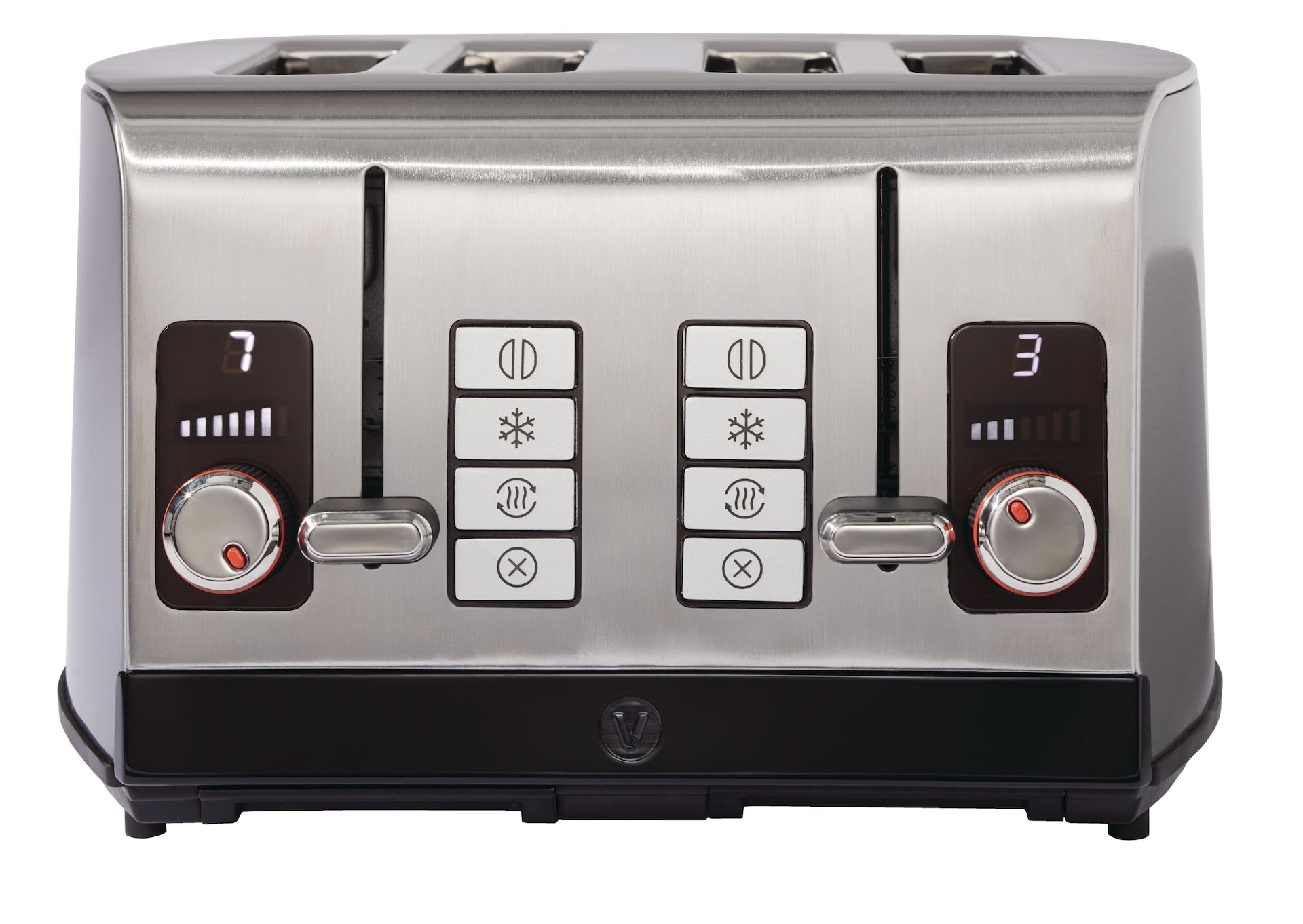 Vida by PADERNO Digital Stainless Steel Toaster, 4-Slice