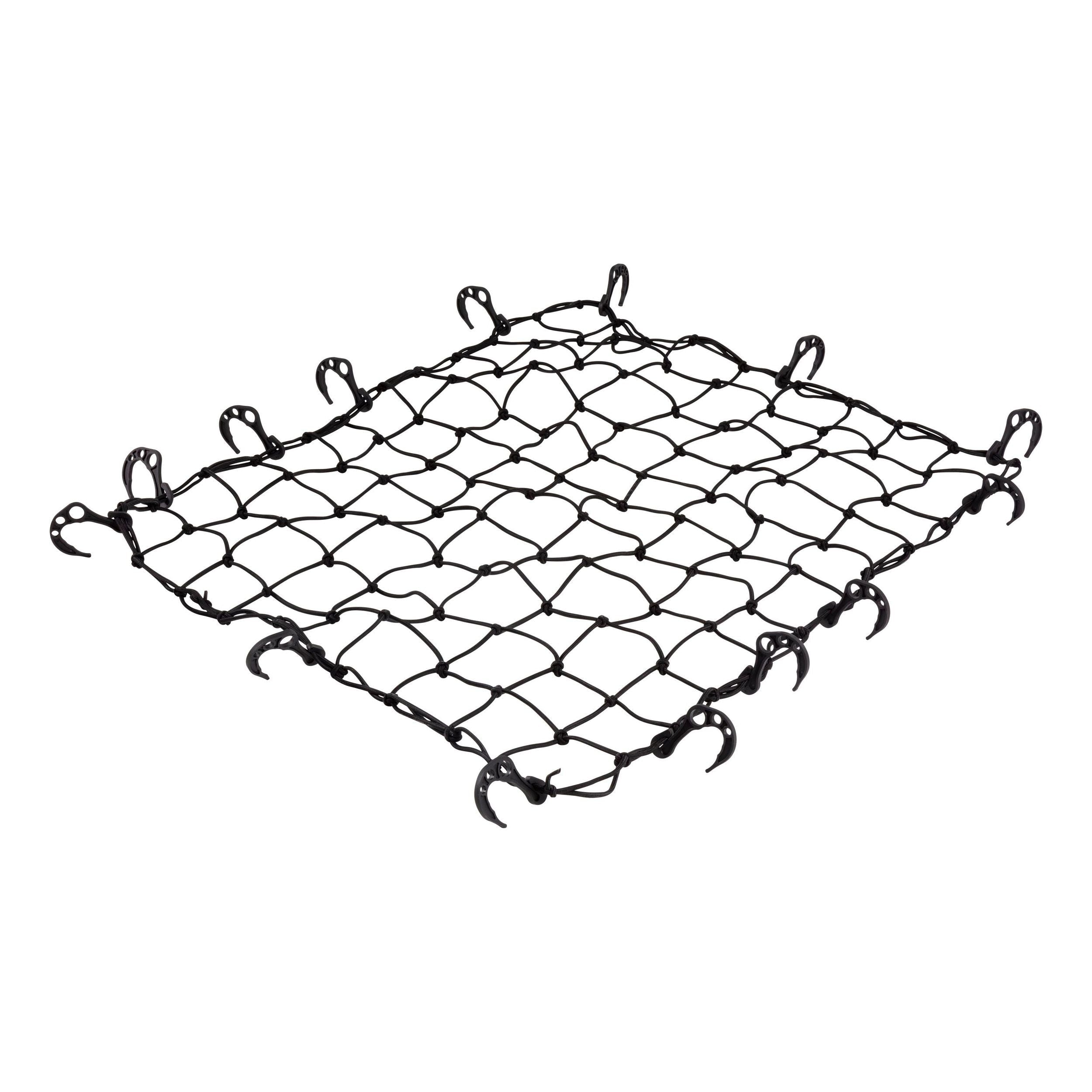 CURT 18218 Elastic Cargo Net with Hooks for Roof Basket, 44 x 36-in