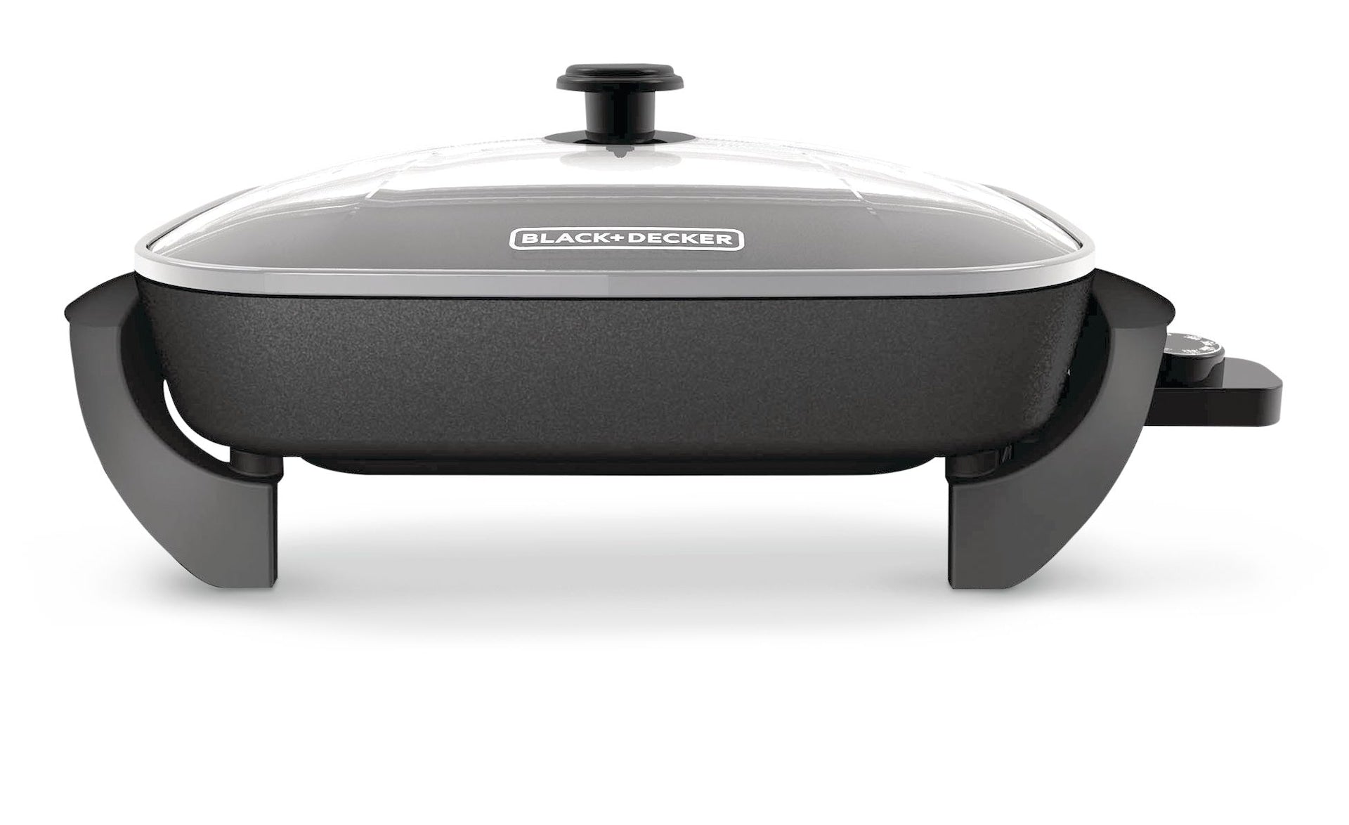 Black & Decker Family-Sized Non-Stick Electric Skillet, Black, 12x15-in